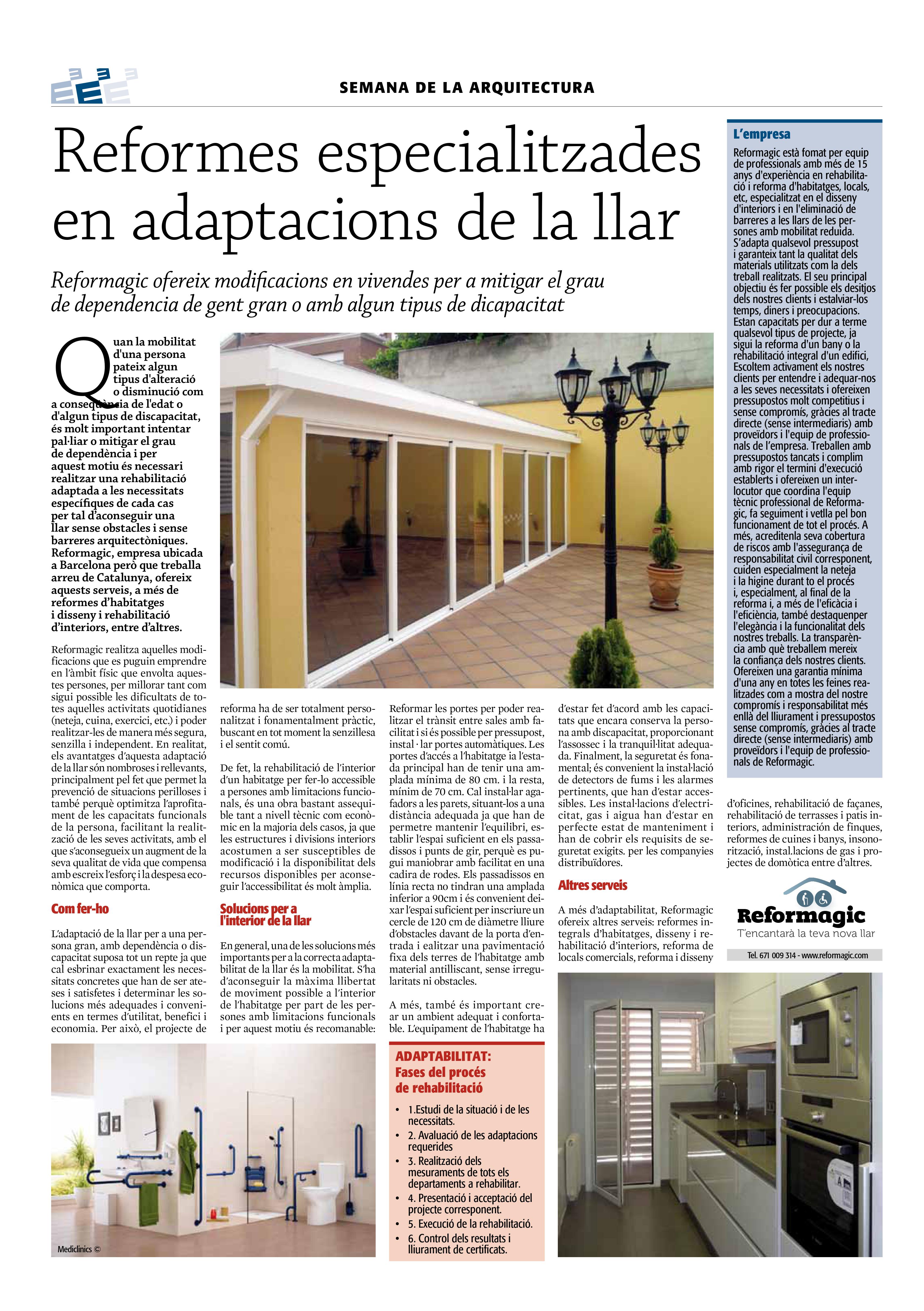 Reformagic dans le journal La Vanguardia